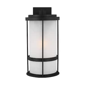 Wilburn 1-Light Black Outdoor Wall Lantern