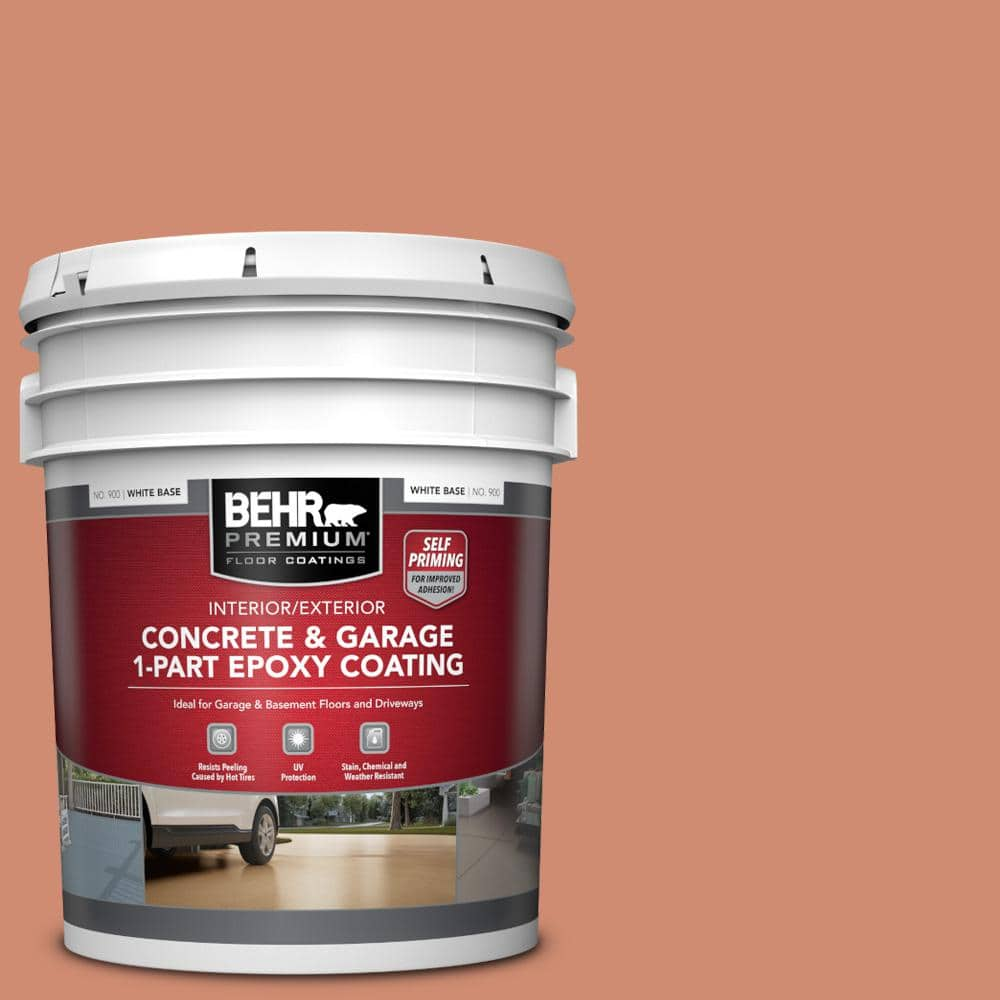 BEHR PREMIUM 5 Gal M190 5 Fireplace Glow Self Priming 1 Part Epoxy   Fireplace Glow Behr Premium Garage Floor Paint 90005 64 1000 