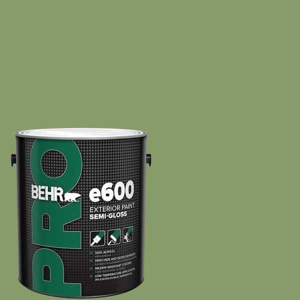 BEHR PRO 1 gal. #M370-5 Agave Plant Semi-Gloss Exterior Paint