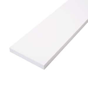 1 in. x 5 in. x 8 ft. Primed Finger-Joint Board Primed Softwood Boards