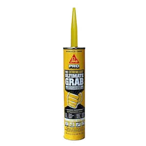 10.1 fl. oz. SikaBond Ultimate Grab Adhesive Instant Bond Elastic Polyurethane