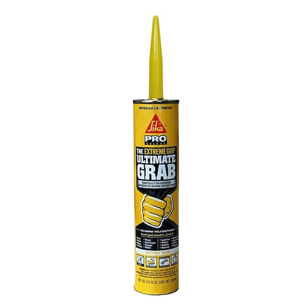 Sika 10.1 fl. oz. SikaBond Ultimate Grab Adhesive Instant Bond Elastic Polyurethane