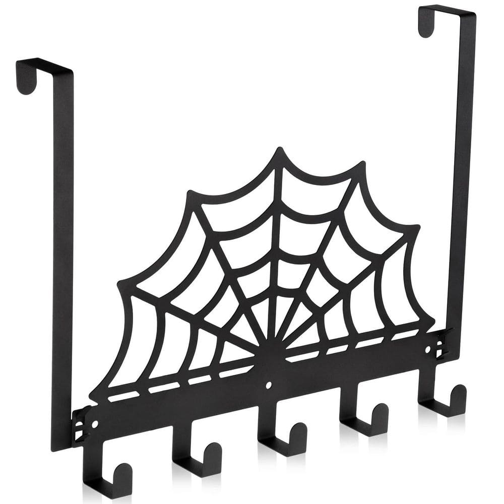 Cobweb Gothic Over The Door Hooks, Creepy Wall Mount Hanger Rack for Towels, Coats, Bags, Halloween Bathroom Decor price history on PriceWatchPro