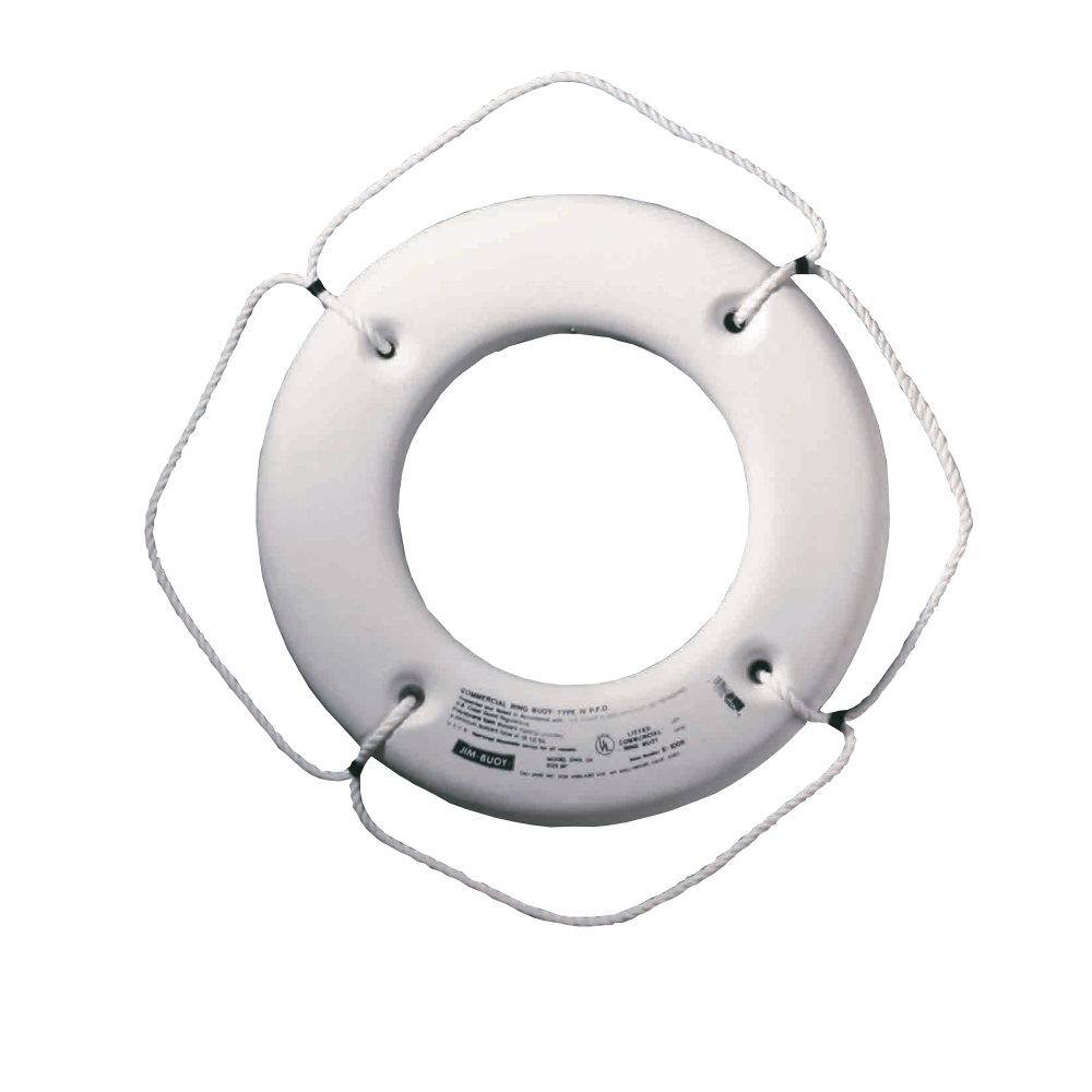 Jim Buoy U S C G Approved Gx Series Life Ring 20 In White Gw X 20