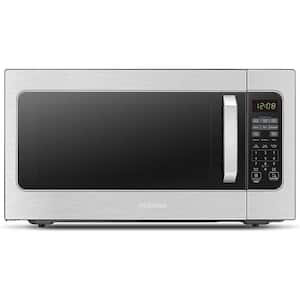 TOSHIBA EM131A5C-BS Countertop Microwave Ovens 1.2 Cu Ft, 12.4 Removable  Turntable Smart Humidity Sensor 12 Auto Menus Mute Function ECO Mode Easy