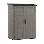 Suncast 2 ft. 8 in. x 4 ft. 5 in. x 6 ft. Large Vertical Storage Shed ...