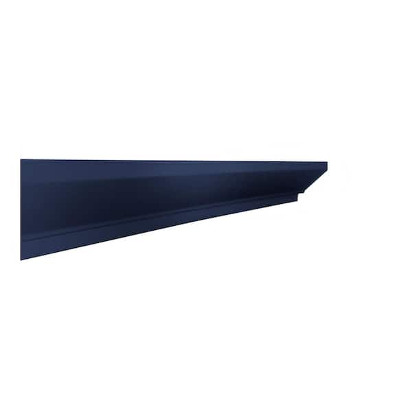 MILL'S PRIDE Richmond Valencia Blue Plywood Shaker Assembled Kitchen Cabinet Crown Molding 2.75 in W x 2.875 in D x 96 in H