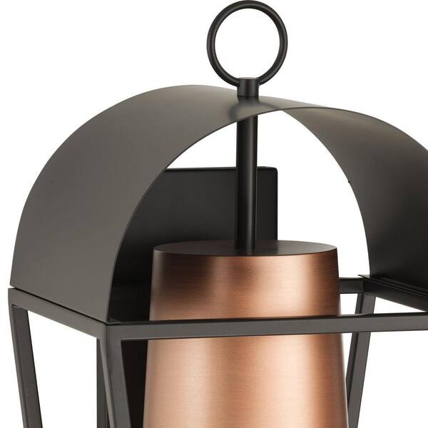 Progress Lighting 1-Light Antique Bronze Outdoor Lantern with