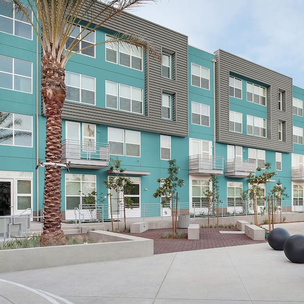 1 gal. #M460-5 Aqua Fresco Semi-Gloss Exterior Paint