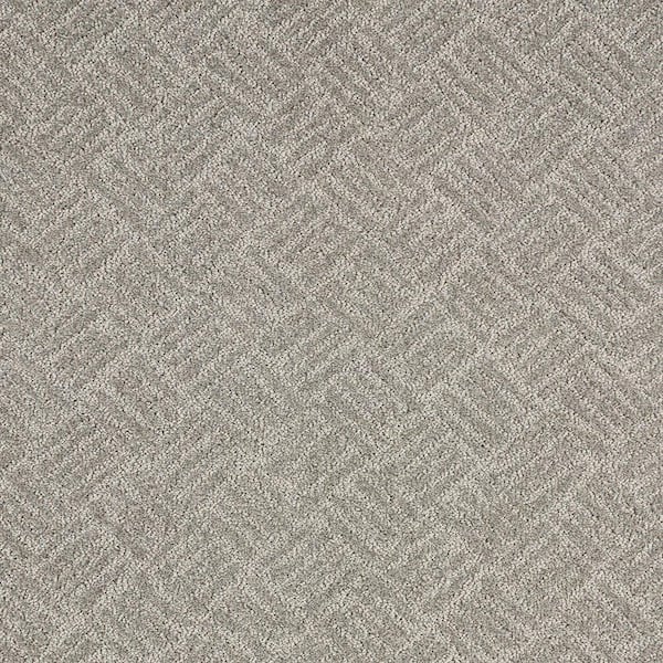 Lifeproof with Petproof Technology Embers Aloft Silver Bell Gray 39 oz. Triexta Patterned Installed Carpet