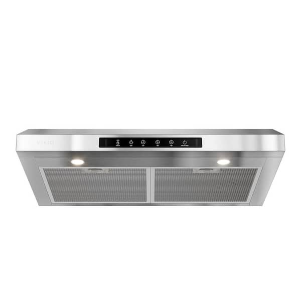 30 in. 900 CFM Ducted Under Cabinet Range Hood in Stainless Steel with Lights and Aluminum Mesh Filters