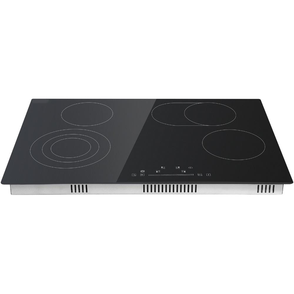 Built-In Electric Cooktop with 4 Burners, 30.3 in. x 20.5 in., 240-Volt Radiant Glass Top with Touch Control
