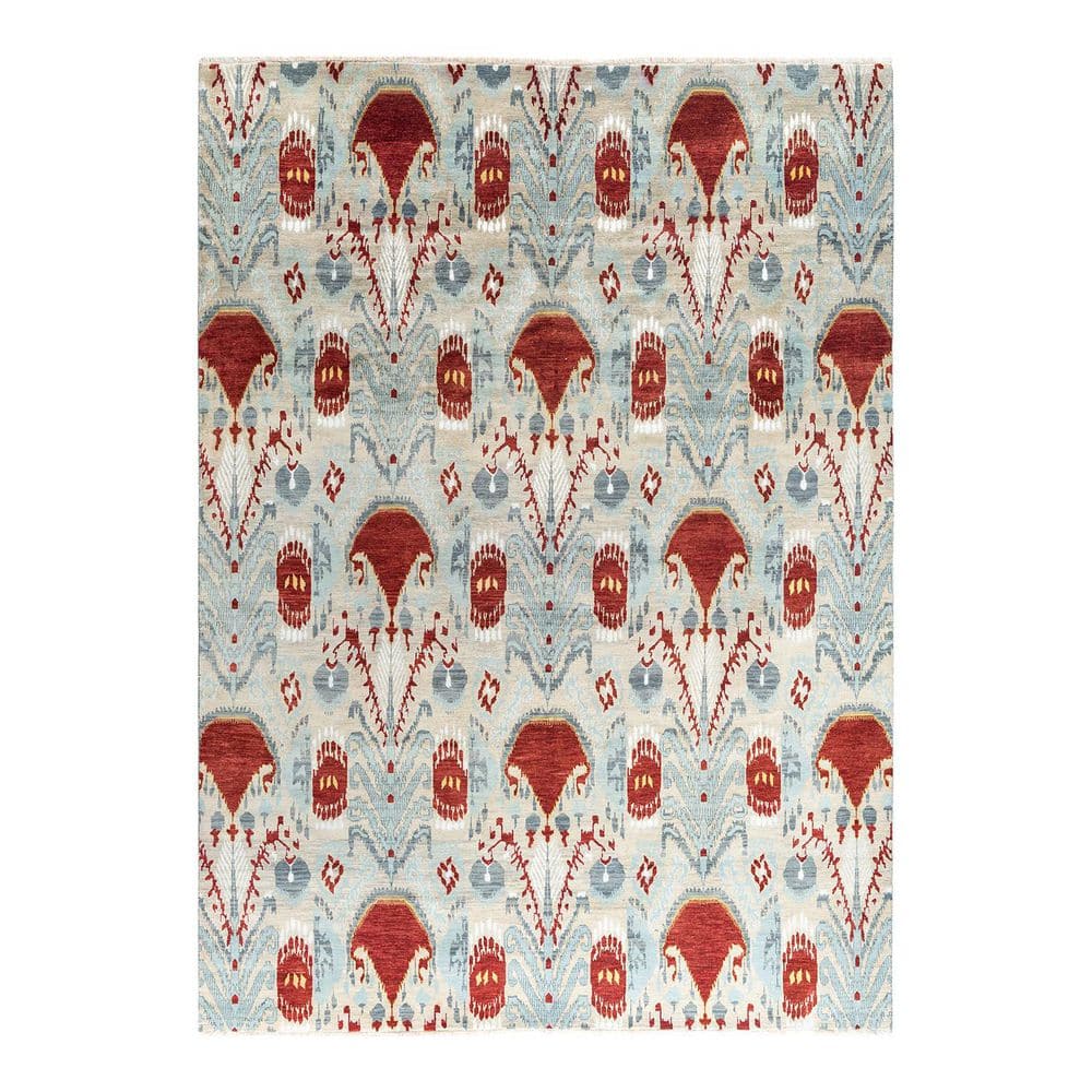Ikat Sand 9 x 12 Floral Wool Indoor Area Rug price history on PriceWatchPro