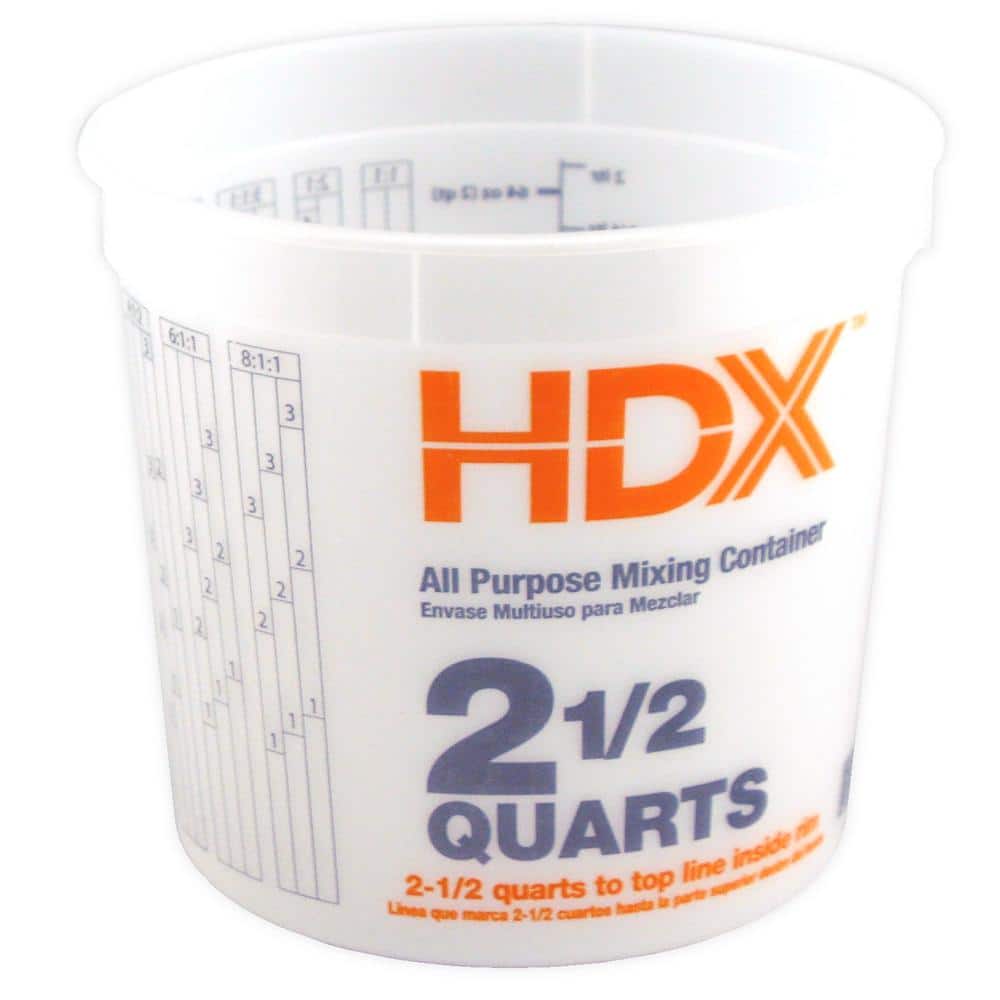 Calibrated Mixing Bucket - 2.5 Quart (5 Count) – brickintheyard