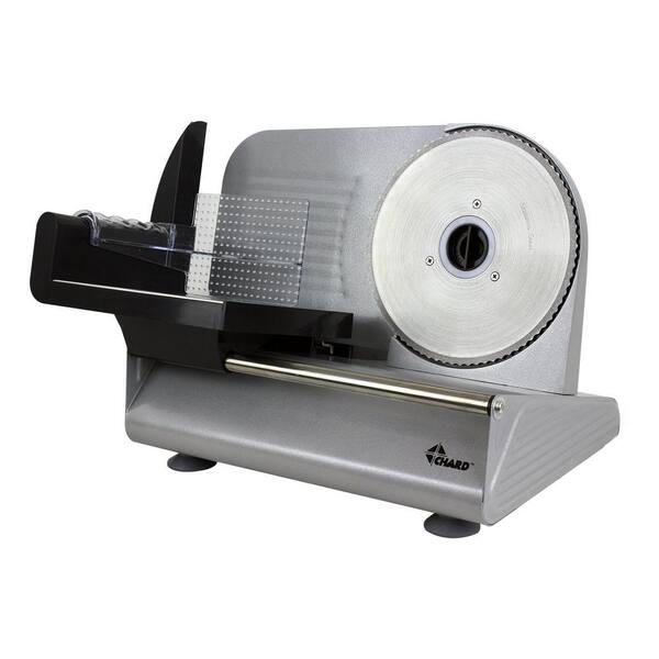 Barton 320-Watts Commercial Stainless Steel Semi-Automatic Electric Meat Slicer with 12 in. Blade and Built-in Sharpener