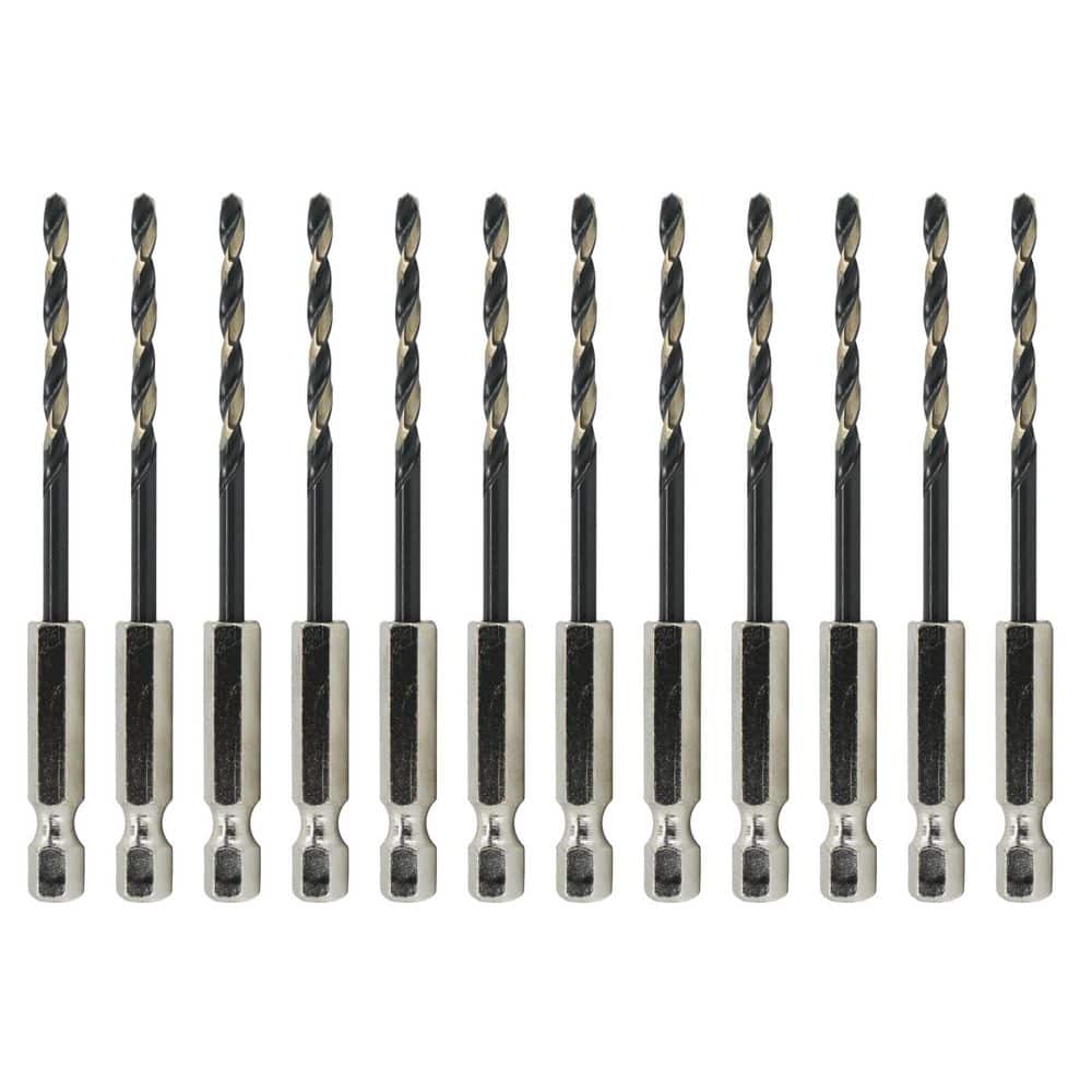 1/16 in. Quick Change Drill Bit with Hex Shank (12-Pieces) price history on PriceWatchPro