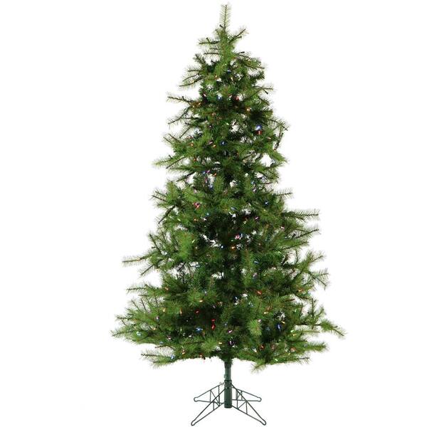 Fraser Hill Farm 7 Ft. Pre-Lit Led Southern Peace Pine Artificial Christmas Tree With 600 Multi-Color String Lights Ffsp075-6Grez