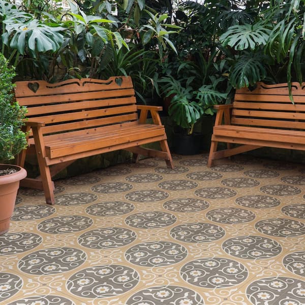 Caprice Loire 7-7/8 in. x 7-7/8 in. Porcelain Floor and Wall Tile (11.25 sq. ft./Case)