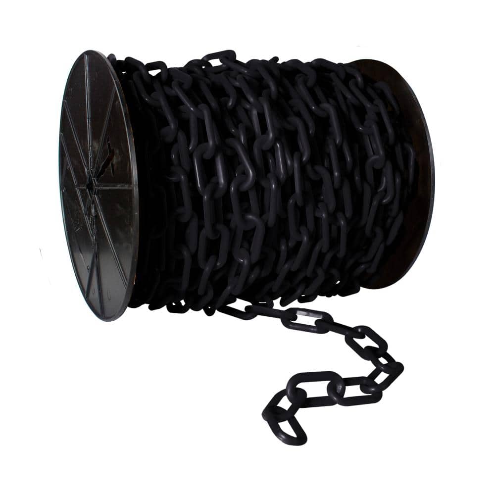 "2"" x 100' Heavy Duty Black Plastic Chain - Reel" price history on PriceWatchPro