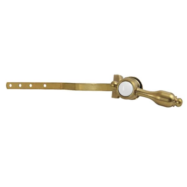 Tudor Front Mount Toilet Tank Lever in Brushed Brass