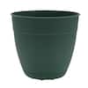 Bloem 6-in Dayton 100% Recycled Plastic Planter with Saucer - Coral