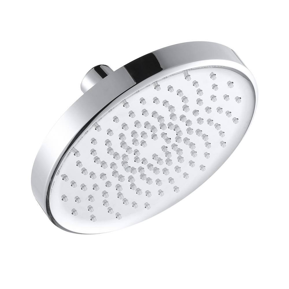 1-Spray Patterns with 1.8 GPM 6 in. Wall Mount Rain Fixed Shower Head in Chrome price history on PriceWatchPro