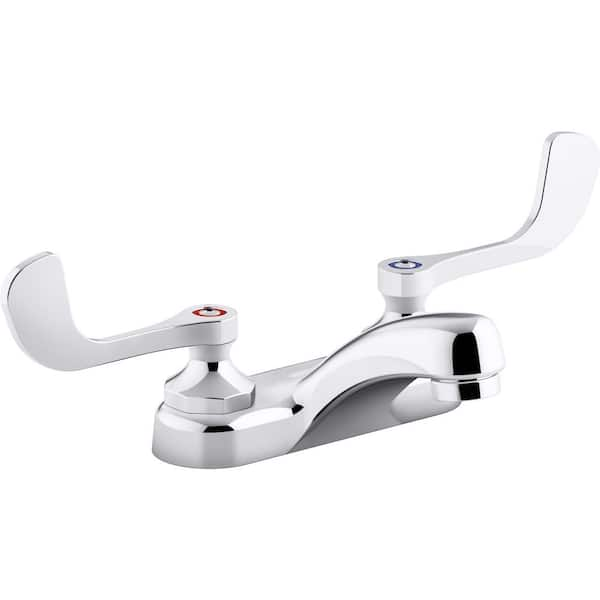 KOHLER Triton Bowe 1.0 GPM 4 in. Centerset 2-Handle Bathroom Faucet ...