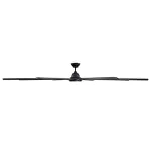Hydra 120 in. LED Indoor/Outdoor Bronze 8-Blade Smart Ceiling Fan with 3000K Light Kit and Wall Control