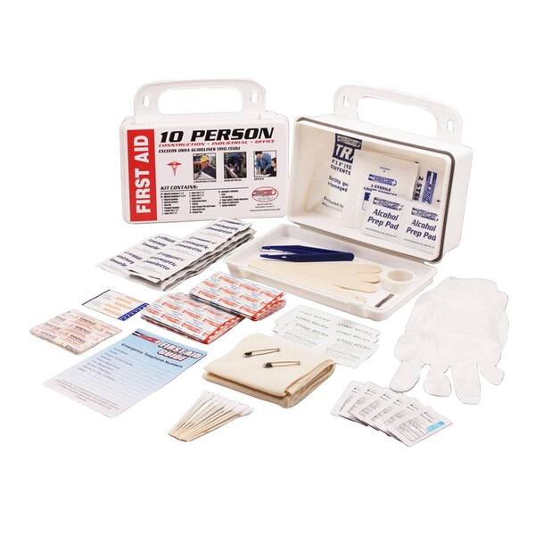 Rapid Care 106-Piece 10 Person OSHA/ANSI Poly First Aid Kit