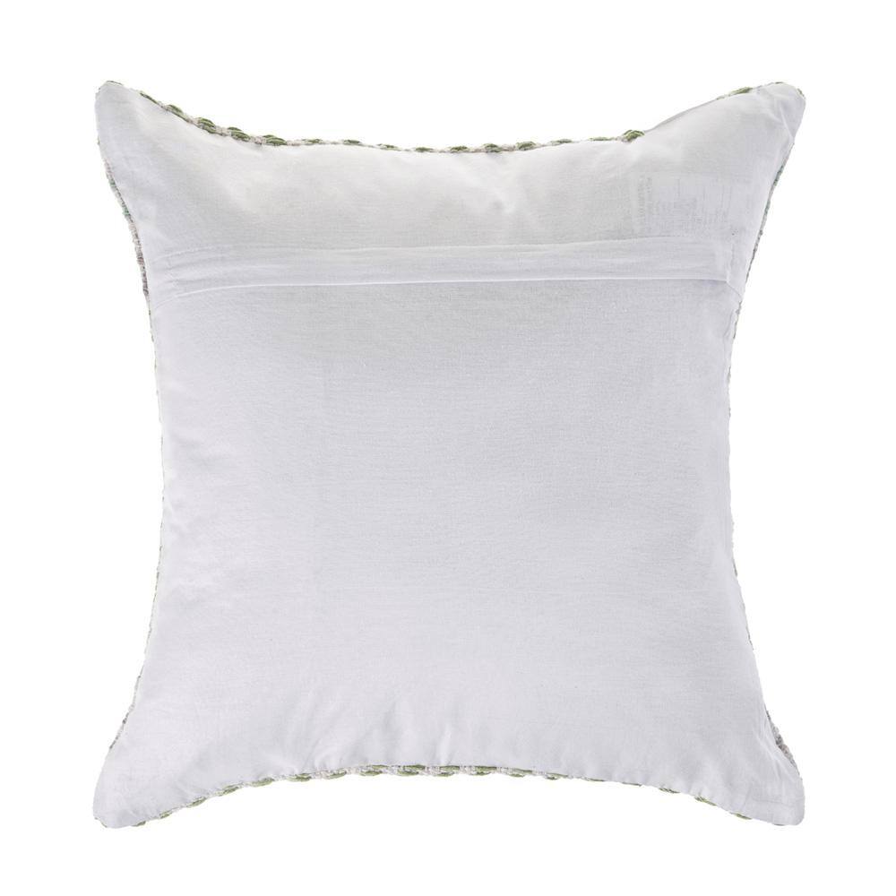 Spring Day Chevron Pattern Cotton Throw Pillow, Multi, 18" x 18"