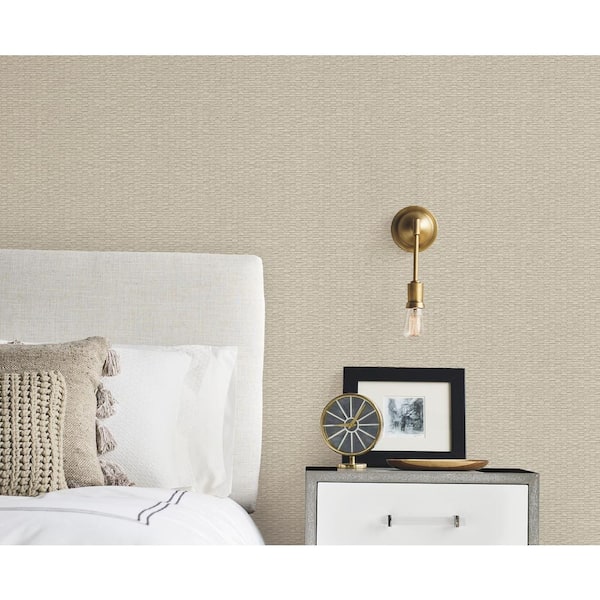 Putty Checkerboard Matte Non-pasted Non-Woven Paper Wallpaper