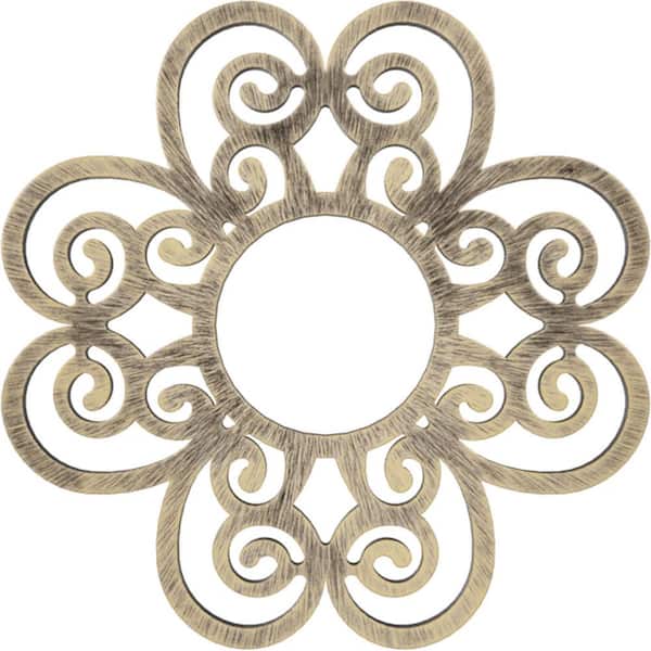 Ekena Millwork 28 in. O.D. x 9-5/8 in. I.D. x 3/4 in. P Cohen Architectural Grade PVC Pierced Ceiling Medallion