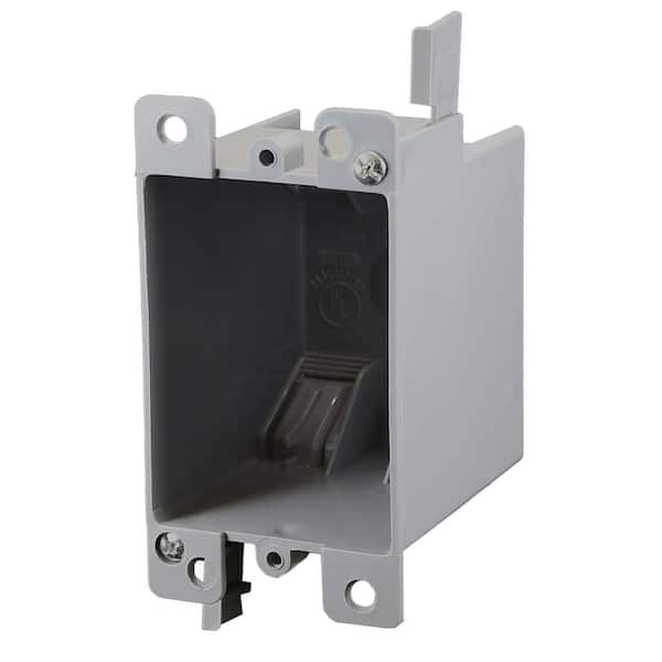 Cantex EZ Box New Work 44 Cu In Rectangle PVC 3 Gang Outlet Box Gray