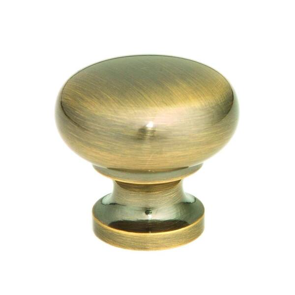 Giagni 1-1/4 in. Round Knob in Antique Brass (250-Pack)