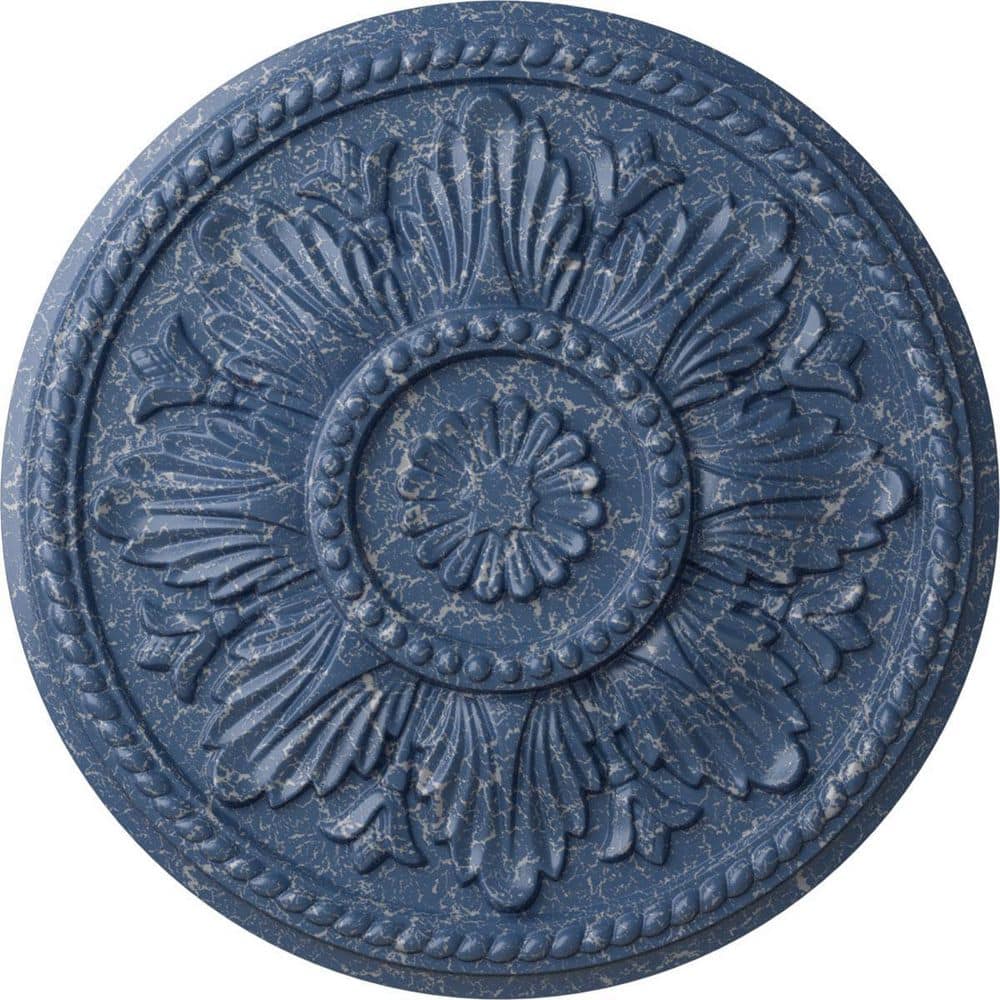 18 in. x 1-3/4 in. Edinburgh Urethane Ceiling Medallion (Fits Canopies upto 5-1/4 in.), Americana Crackle price history on PriceWatchPro