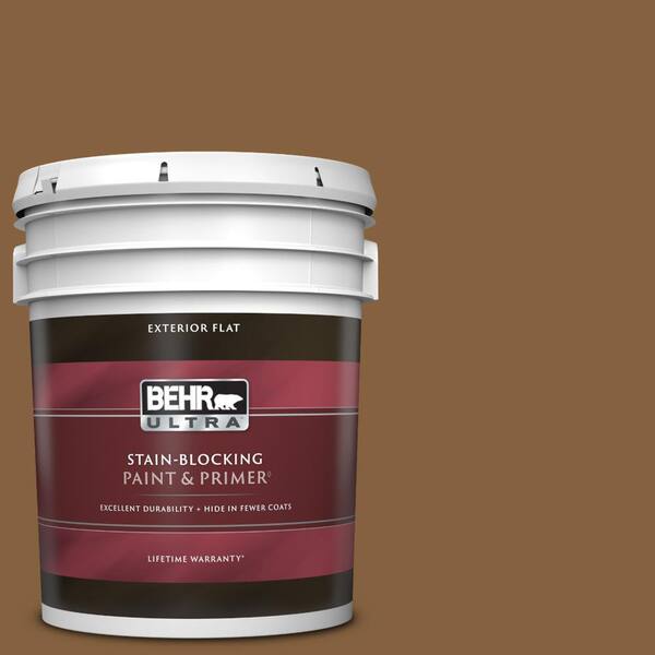 BEHR ULTRA 5 gal. #PPU4-18 Spice Bazaar Flat Exterior Paint & Primer