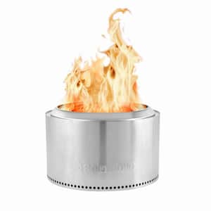 Yukon 27 in. Round Stainless Steel Wood Burning Fire Pit