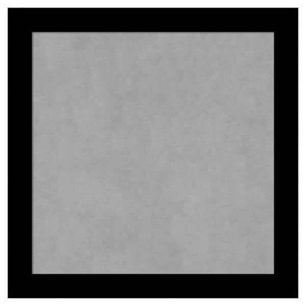 Amanti Art Basic Black Narrow 23 in. x 23 in. Framed Magnetic Board