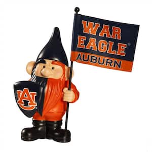 10 in. x 6 in. Auburn University NCAA Garden Gnome with Team Flag