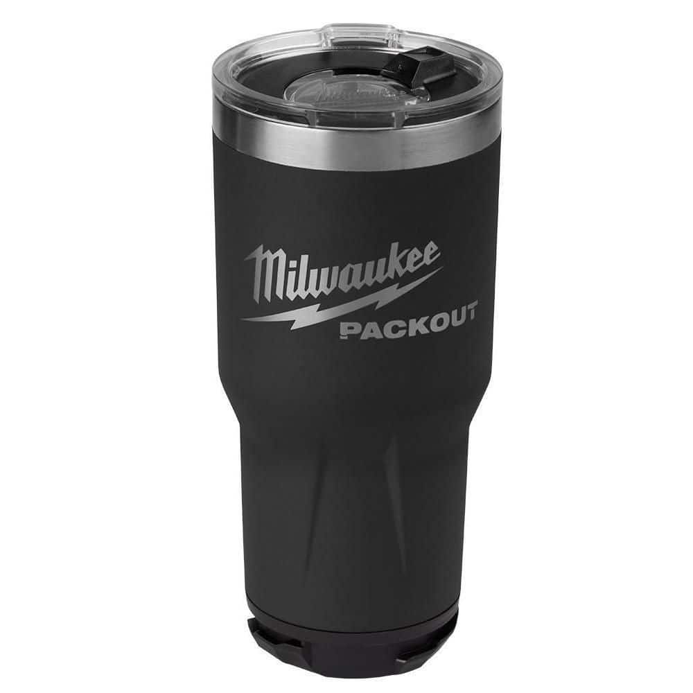 Milwaukee PACKOUT Black 30 oz. Tumbler 48-22-8393B - The