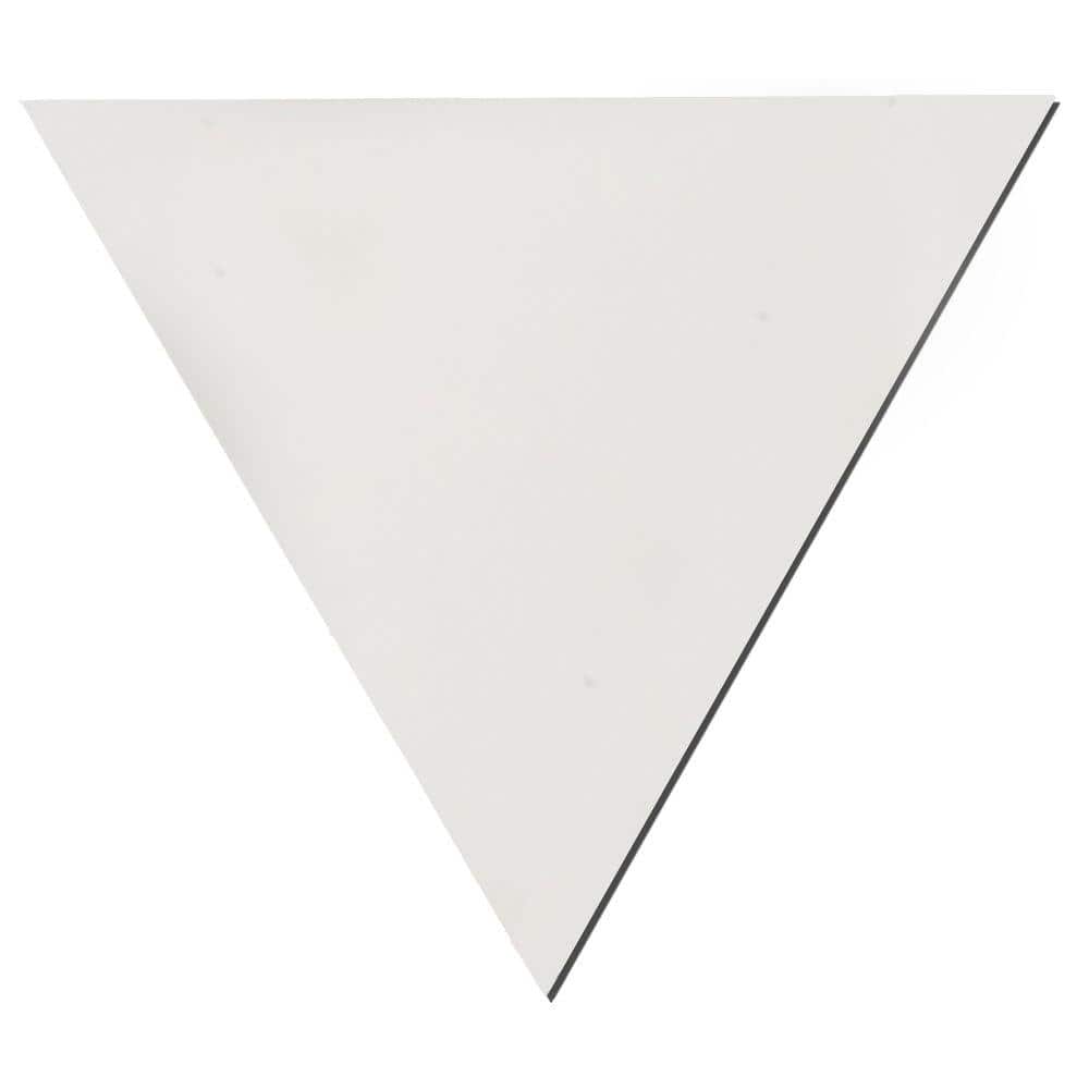 Paintable White Fabric Triangle 24 in. x 24 in. x 24 in. Sound Absorbing Ac