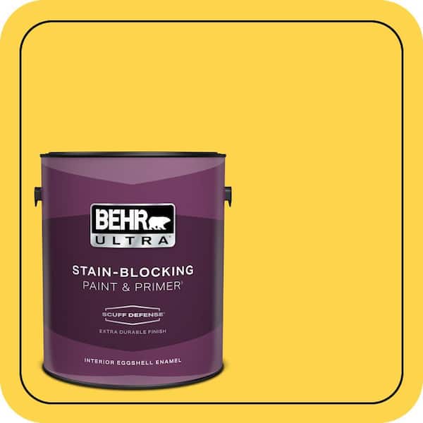 BEHR ULTRA 1 gal. #370B-6 Vibrant Extra Durable Eggshell Enamel Interior Paint & Primer