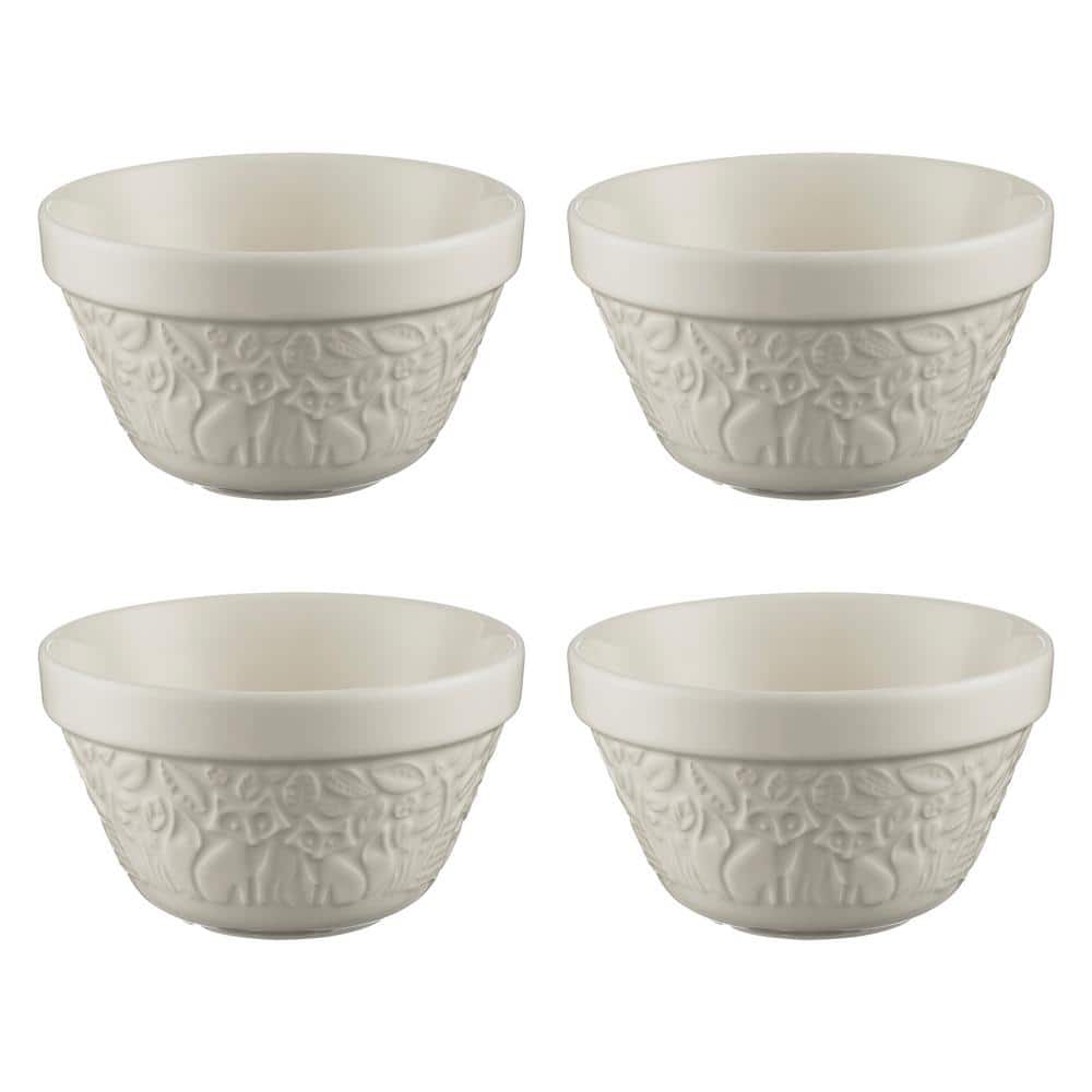 Mason Cash In The Forest 4-Piece Pudding Set, Ivory -  1800.143U
