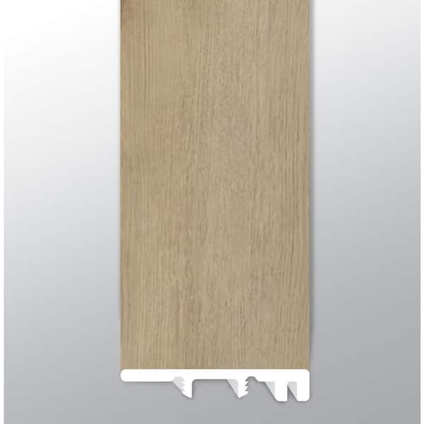 A&A Surfaces Glenford 0.26 in. T x 1.77 in. W x 94 in. L Luxury Vinyl End Cap Molding