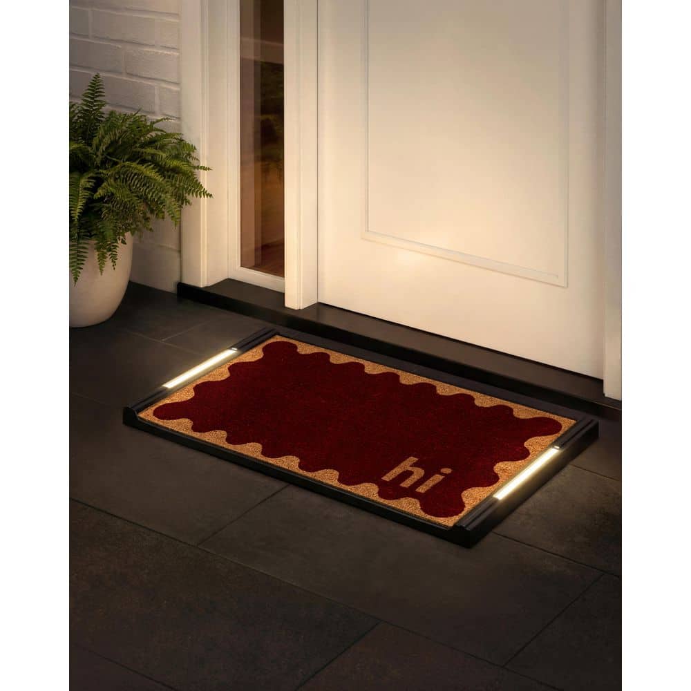BriteStep Stripes 32.5 in. x 18.5 in. Pressure-Activated, Wireless, Auto Shut-Off, Indoor/Outdoor LED Door Mat price history on PriceWatchPro