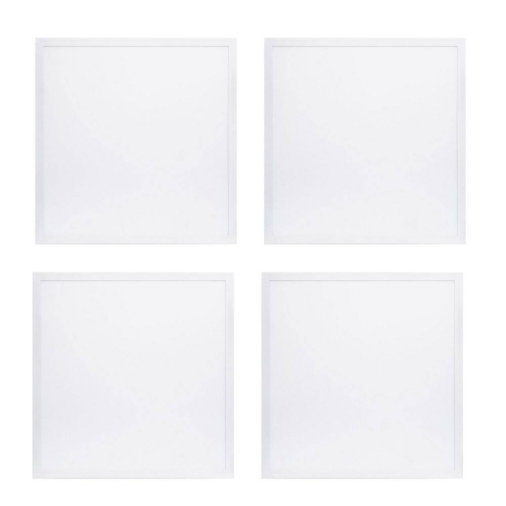 2 ft. x 2 ft. White Integrated LED Commercial Panel Light (4-Pack) price history on PriceWatchPro