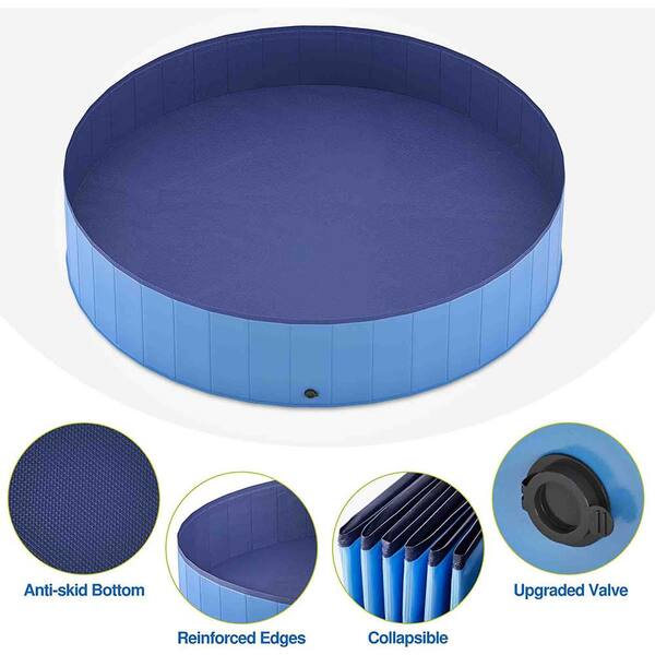 Kiddie Pool Hard Plastic Dog Pool Dog Pool Foldable Pool
