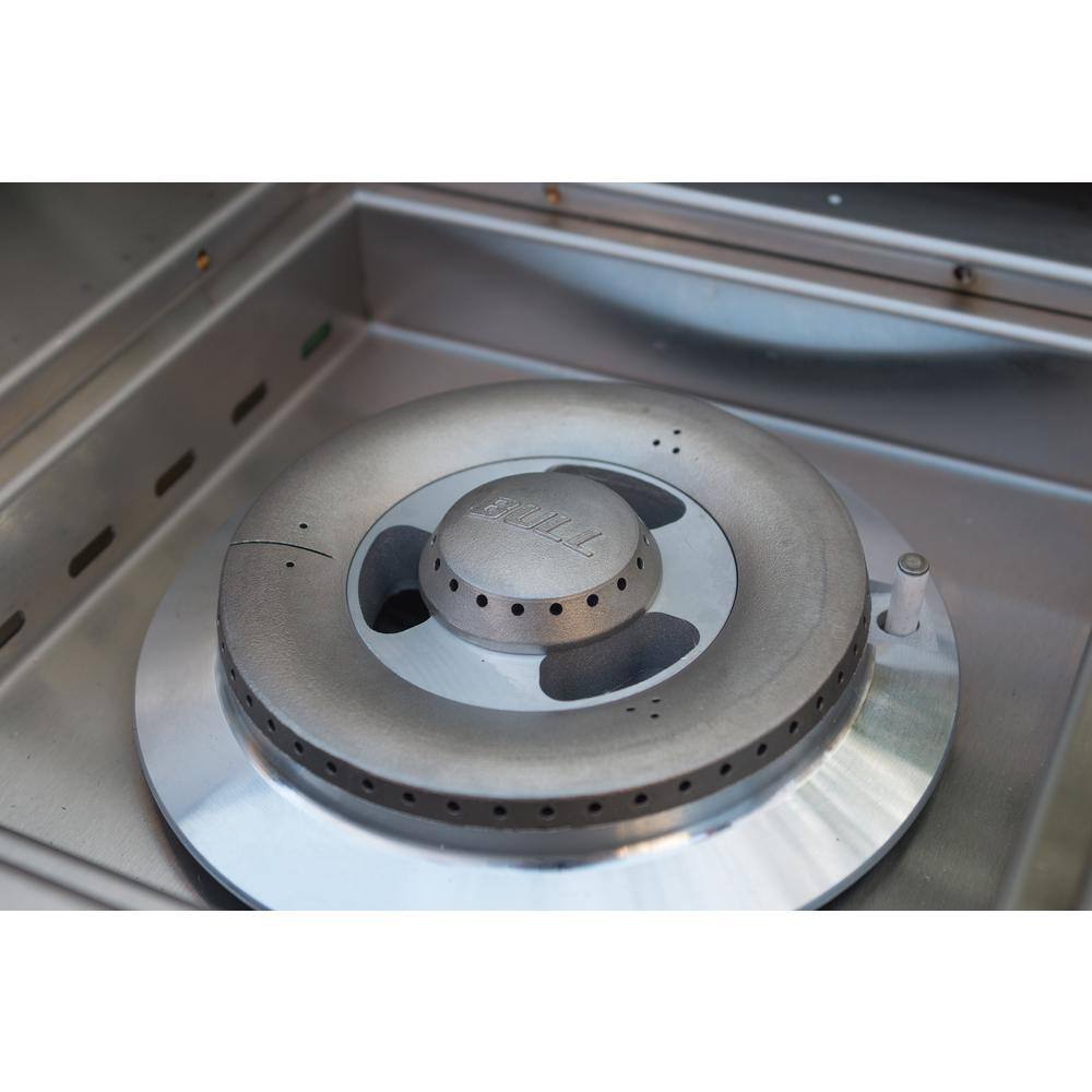 Bull Stainless Steel Side Burner for Freestanding Cart Grills