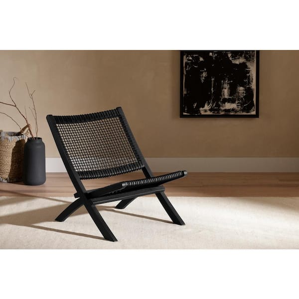 South Shore Balka Black 24 in. Accent Without Cushion
