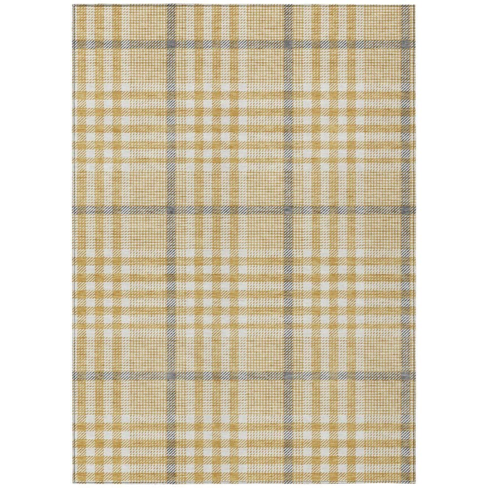 Chantille Machine Washable Indoor/Outdoor Abstract ACN1054 Gold 2 ft. 6 in. x 3 ft. 10 in. Area Rug price history on PriceWatchPro